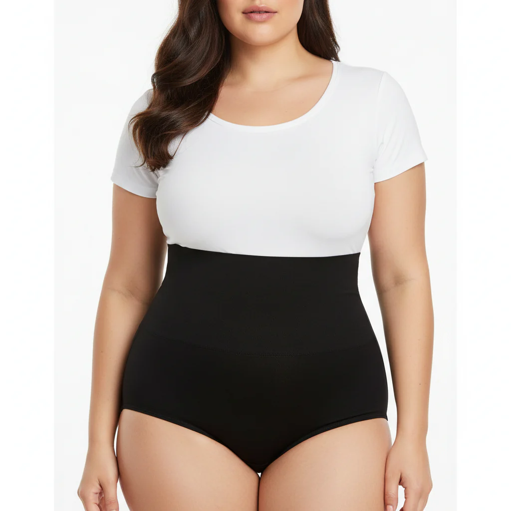 High-Waisted Tummy Support Underwear  Pack Of 2