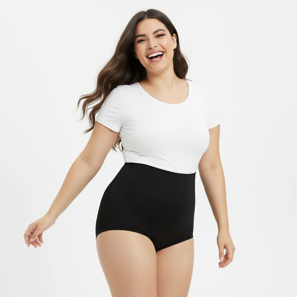 High-Waisted Tummy Support Underwear  Pack Of 2